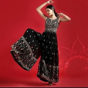 Women Indian Designer Jumpsuit With Dupatta Bollywood Style Suit Partywear Dress